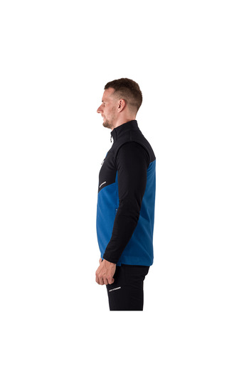 NORTHFINDER Men's fleece vest LUCIUS darkblue