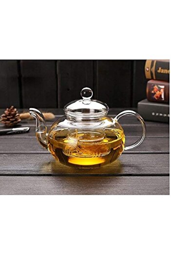 Generic YULAN Glass Teapot With Infuser, Teapot With Strainer For Loose Tea, Glass Tea Pot Can be Used On S
