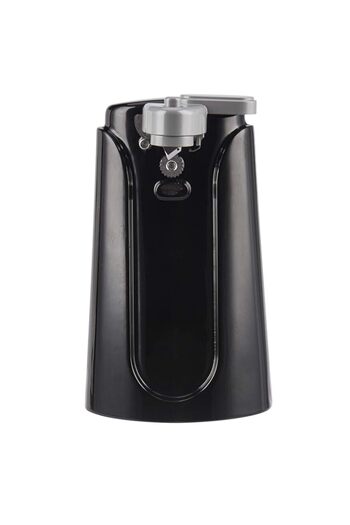 Generic Mainstays Can Opener with Knife Sharpener-Black