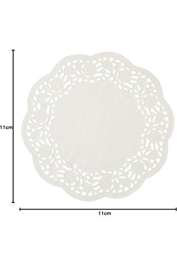 Hotpack Gold Round Paper Doilies 4.5 Inch, 50 Pieces