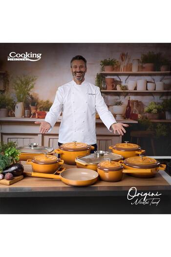 Cooking by Heinner CAST ALUMINUM PAN + LID 26x8 CM, 3.4L, NICOLAI TAND, ORIGINI