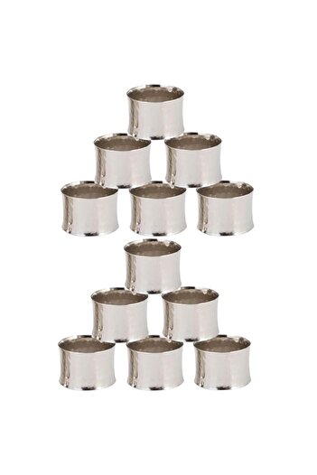 Generic SKAVIJ Handmade Hemmered Napkin Rings Holders Decor Dinner Party Wedding Thanksgiving Christmas Gat