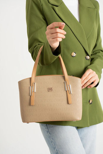 JP POLO Women's Original Just Polo 5 Compartment Stylish Hand and Shoulder Bag Shoulder Bag 26 X 24