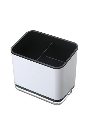 Generic AMERTEER Kitchen Utensil Crock Holder 15 x 9.4 x 13.9cm, Double Layer Fork/Knife/Spoon Tableware Fi