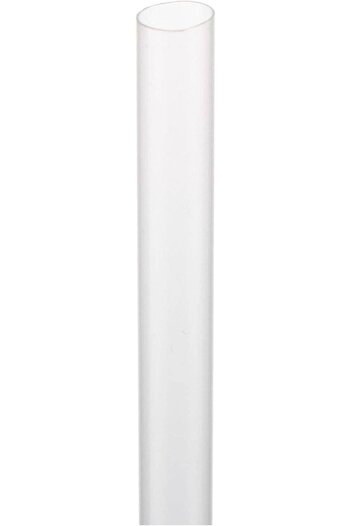 Hotpack Plastic Clear Straw 8mm, 250 Pieces