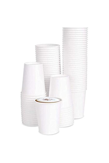 Generic SheriffDrink 12 oz White Paper Hot Cups [50 PACK] - Ideal Cup for Coffee Tea Cocoa Water and cold D