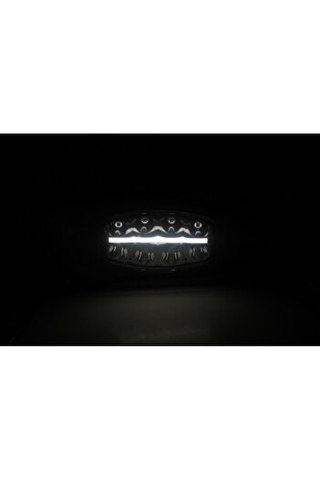 DELUXETUNING LED Projector, high beam and position light, 80 W, 6500 Lm, 12 V-24 V, E-Mark approval