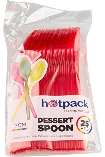 Hotpack Dessert Spoons, 50 Pieces