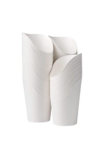 Generic Khazna 50 pcs French Fries Holder, 14 oz Paper Charcuterie Cups, Disposable Take-out Party French F