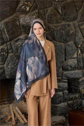 İpekhan Winter Bloom Soft Shawl 3067-10047