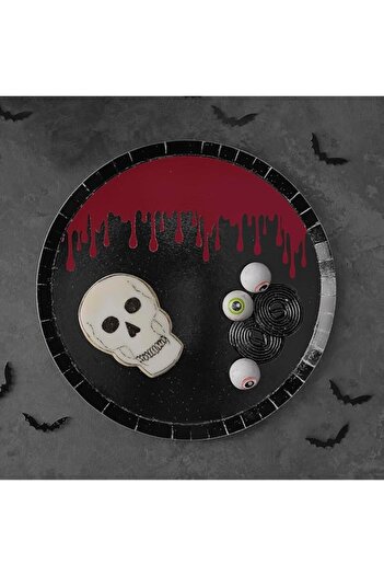Generic Blood Splatter Plate- Metallic Ink