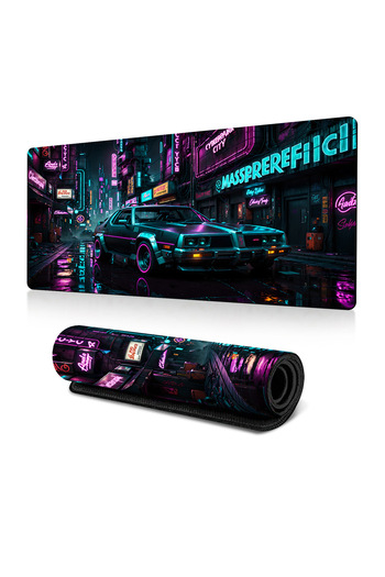 MouseX Cyberpunk 900x400 Mouse Pad, Liquid Resistant, High-Quality Printing