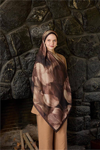 İpekhan Winter Bloom Soft Shawl 3067-10018