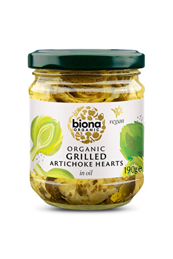 biona Grilled artichokes in oil, , 190g,