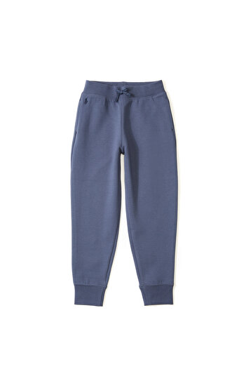 Polo Ralph Lauren Navy Blue Logo Detailed Girl's Trousers