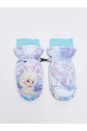 LC Waikiki Lcw Accessories Blue Frozen Licensed Girls' Fingerless Gloves