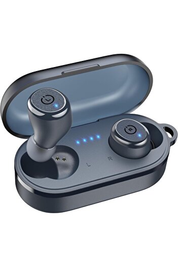 TOZO T10 Bluetooth 5.0 Wireless Earbuds with Wireless Charging Case. Stereo Waterproof Earphones IPX