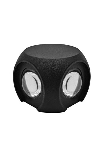 Klaus Led Wall Lamp Black Ip54 4X1W 3000K Alu. 55*55*55Mm, KE46454 (50)