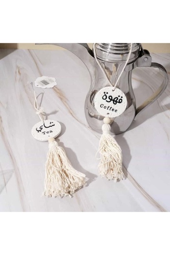 Generic Wooden tea and coffee tags with jute rope to solve the problem of confusing coffee and tea