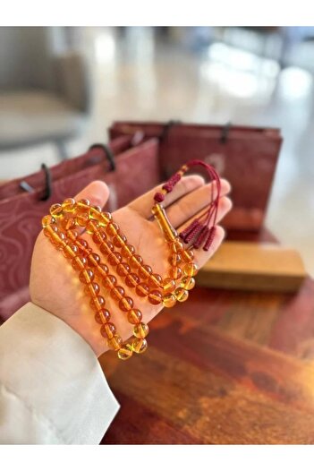 Gerenic Transparent saffron rosary