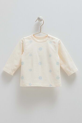 Caramell Good Vibes Star Detail Hooded Three-Piece Bottom-Up Set Blue