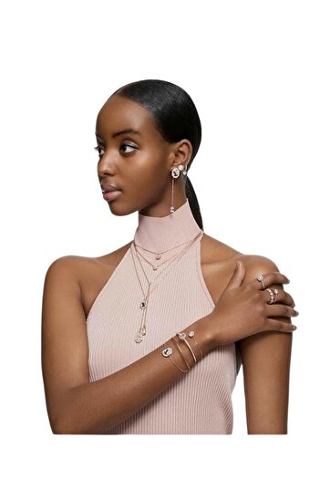 THK Swarovski Crystal Bracelet, 17cm, Sparkling Dance, Gold