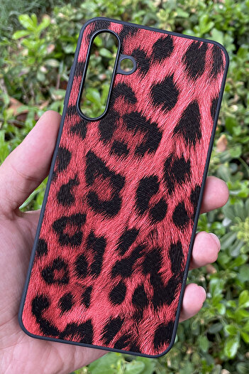 CEPSTOK Samsung Galaxy A16 Case Leopard Pattern Velvet Cover Inside