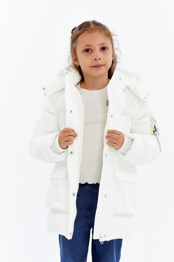Benittokids Girl's Thick Winter Hooded Coat 51349