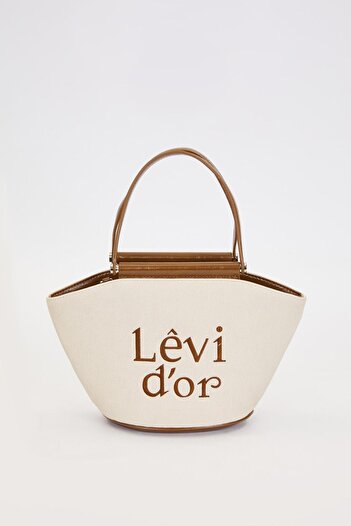Levidor Green Straw Look Handbag