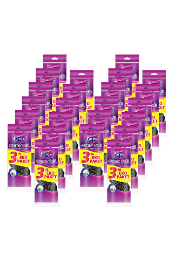Parex Scrubbing Wire 3-Piece Eco Pack 24 Packs
