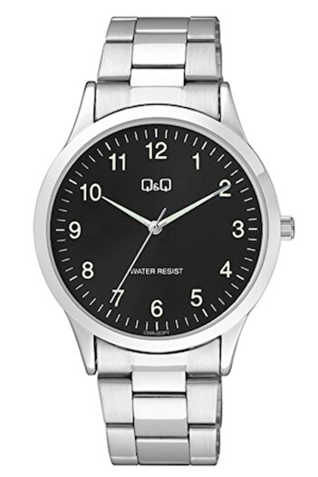 Q&Q Men's watch, Q&Q, Silver/Black
