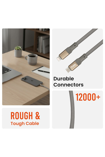 iMee PLUS IM-DC105 35W USB-C to Lightning Cable 1.2M PD Fast Charging Braided Durable Wire