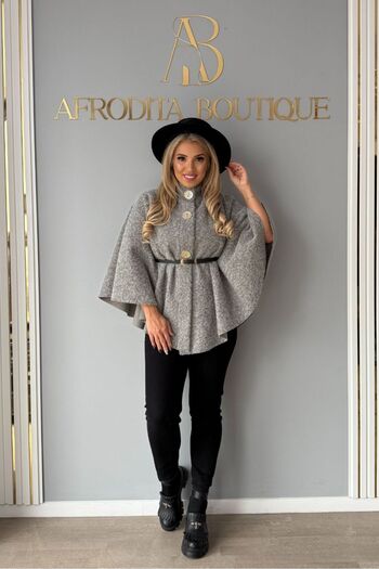 Afrodita Boutique Poncho Golden