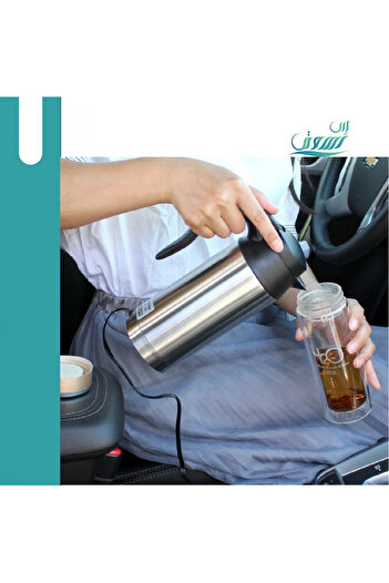 DLC Free shipping electric kettle for trips and car 750 ml 120W operates on the car cigarette lighter
