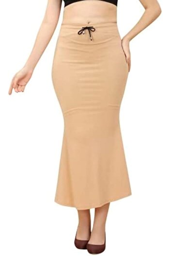 Generic Lycra Saree Shapewear Petticoat for Women, Cotton Blended,Petticoat,Skirts for Women,Shape Wear Dres
