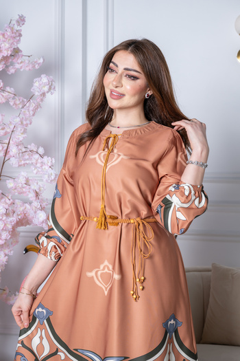 Ron Midi patterned jalabiya