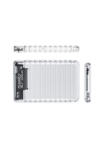 Other Kieszeń obudowa na dysk 2139U3-V1 2.5'' HDD / SSD USB Micro-B 5Gb/s - przezroczysta