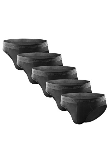 uniconf Set 5 buc slip barbati din bumbac UPB05PECNEG,Uniconf
