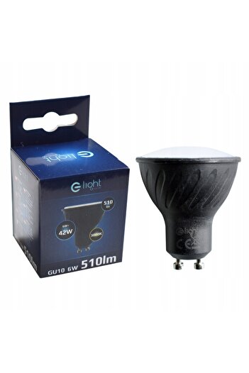 Other GU10 LED BULB WARM COLOR 6W = 42W BLACK
