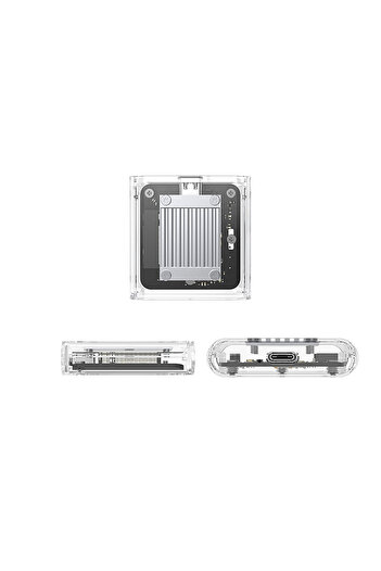 Other Kieszeń obudowa na dysk TC20-M2-10G M.2 NVME USB-C - przezroczysta