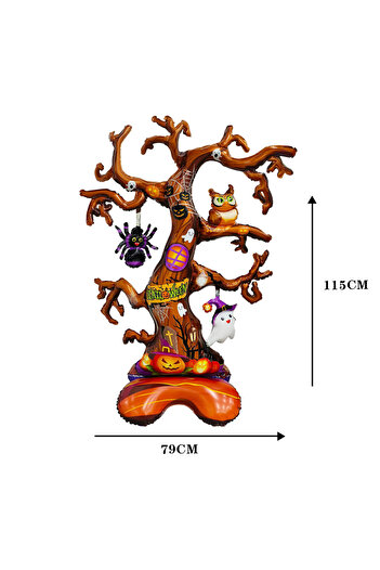 OEM Balloon with stand for Halloween decoration, Mysterious Tree figurine, 79 x 115 cm, LY-2439-8