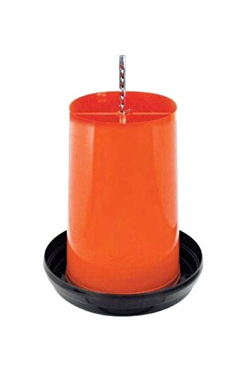 Novital Chicken Feeder Orange/Black 27Liters