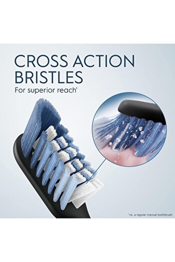 Oral-B Clic Toothbrush, Rose, with 2 Replaceable Brush Heads and Magnetic Toothbrush Holder
