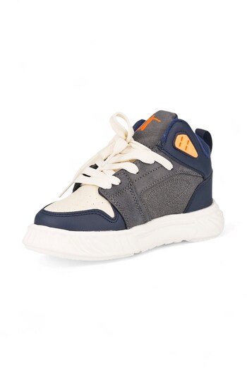 İmerShoes Unisex Children's Sports Shoes Orthopedic Lace-Up Velcro Patterned Non-Slip Sole Walking Sneaker 537