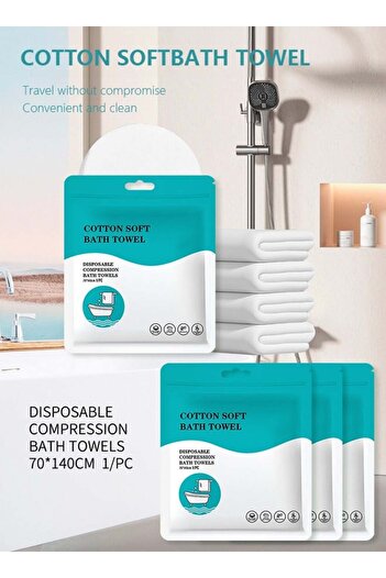 Occuwzz Compressed Disposable Cotton Towels – Portable & Reusable for Travel & Outdoor
