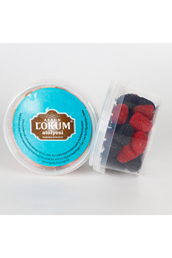 Lokum Atölyesi Mixed Flavored Soft Candy (Raspberry) 120 g