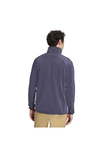 adidas Ανδρικό μπλε φλις πεζοπορίας Multi Essentials 1-2 Zip Fleece