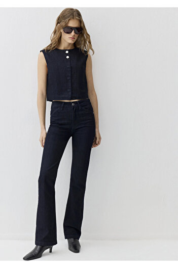 Mavi Maria Edition Rinse Jean Pantolon Flare - Bootcut/Regular Waist/Spanish Leg 101225-91212