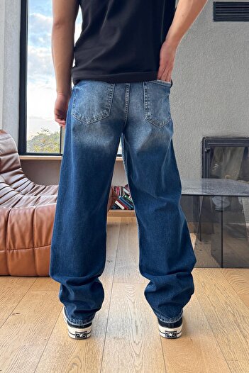 Flaw Wear Çizgili Baggy Jean