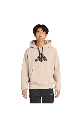 adidas Παιδικό μπλουζάκι μπεζ U SNOW HD JM6362